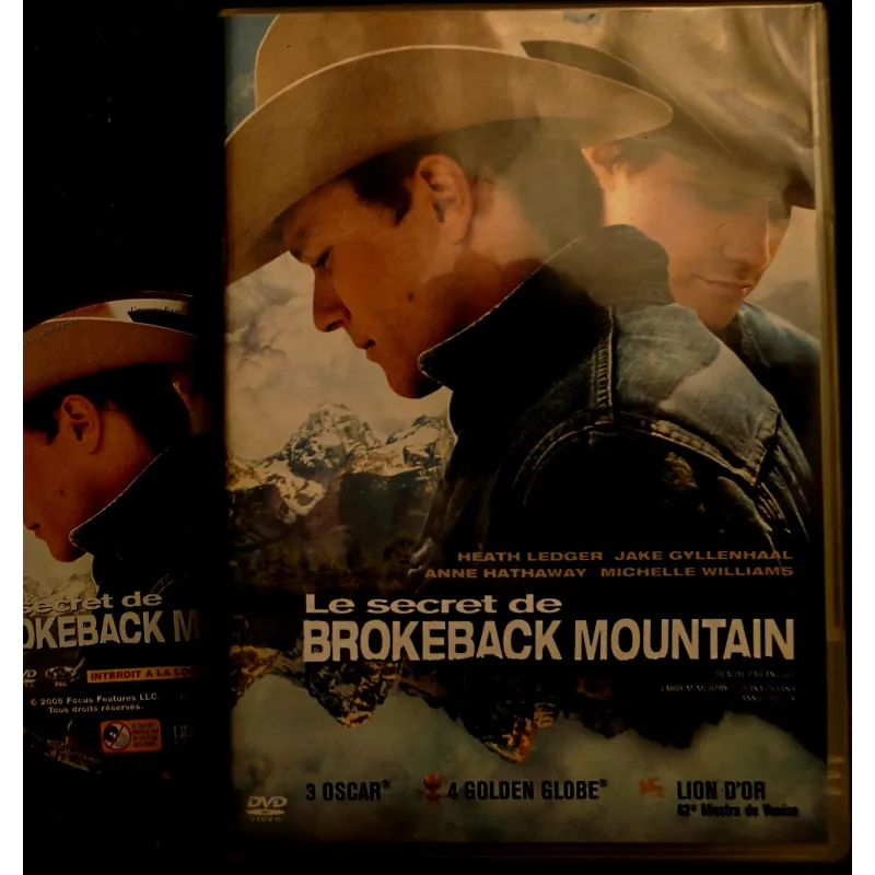 DVD Le secret de Brokeback mountain - Ang Lee - Ledger Gyllenhaal Film 2005