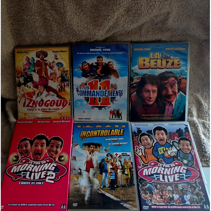 Michaël Youn Pack 6 DVD Incontrolable La beuze Iznogoud Les 11 Commandements
