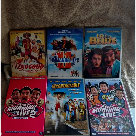 Michaël Youn Pack 6 DVD Incontrolable La beuze Iznogoud Les 11 Commandements