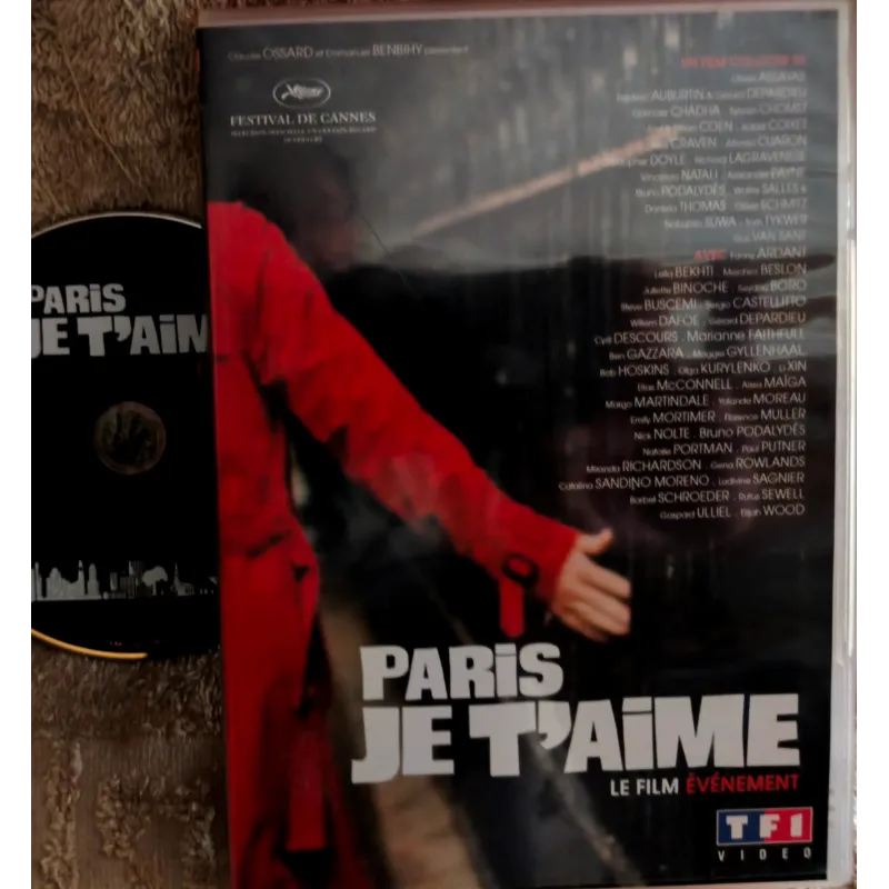 DVD Paris je t'aime - Gus Van Sant Joel Ethan Coen Yolande Moreau Film 2006
