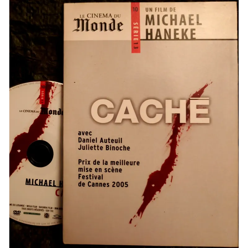 DVD Caché - Haneke Auteuil Binoche Film 2005