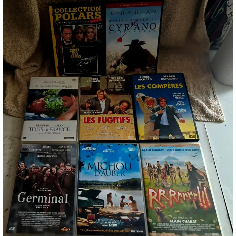 DVD Gérard Depardieu Pack 8 Films