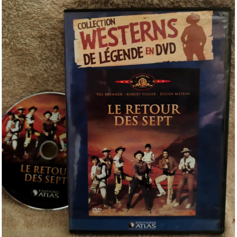 DVD Le retour des Sept - Burt Kennedy Brynner Film 1966 édition Atlas