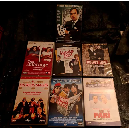DVD Didier Bourdon Pack 7 Films 7 ans de mariage Les 3 Frères Le pari Madame Irma Vive la vie