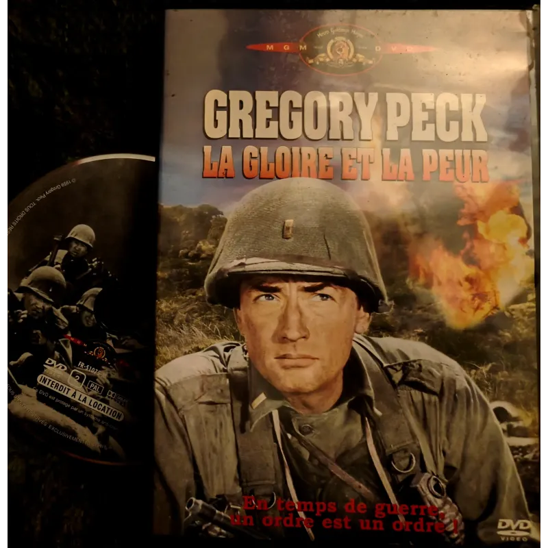 DVD La gloire et la peur - Milestone Peck Peppard Film 1959