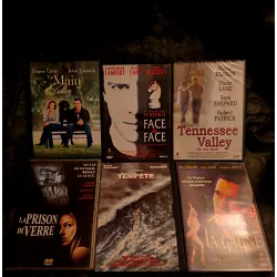 DVD Diane Lane Pack 6 Films La main au collet Face à face Tennessee Valley En pleine tempête La gagne