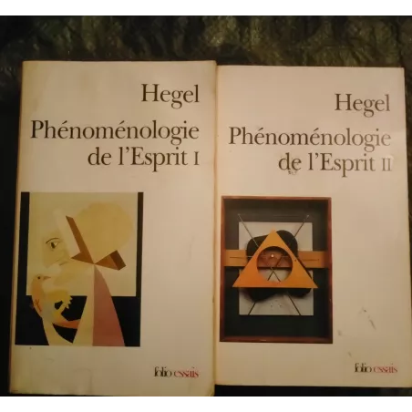 La phénoménologie de l'Esprit - Pack 2 Livres Georg Hegel