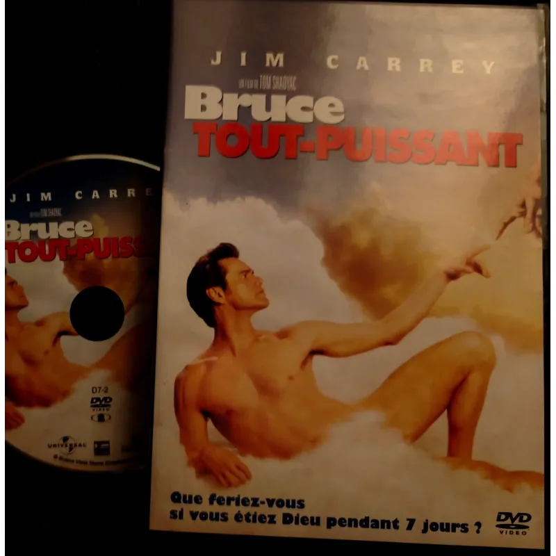 DVD Bruce Tout-puissant - Shadyac Carrey Freeman Film 2003