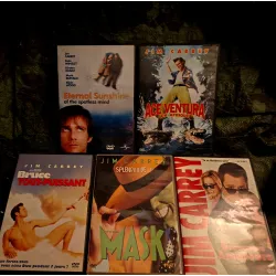 Pack 5 Films DVD Jim Carrey The Mask Eternal sunshine of the Spotless mind Braqueurs amateurs Ace Ventura en Afrique