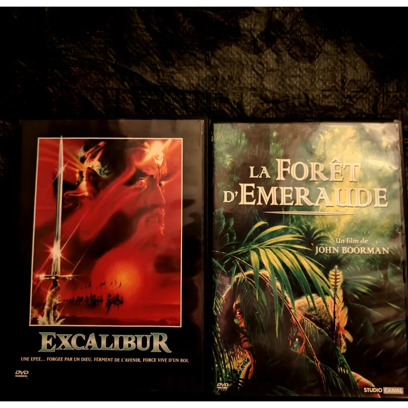 DVD John Boorman Pack 2 Films DVD La forêt d'émeraude Excalibur