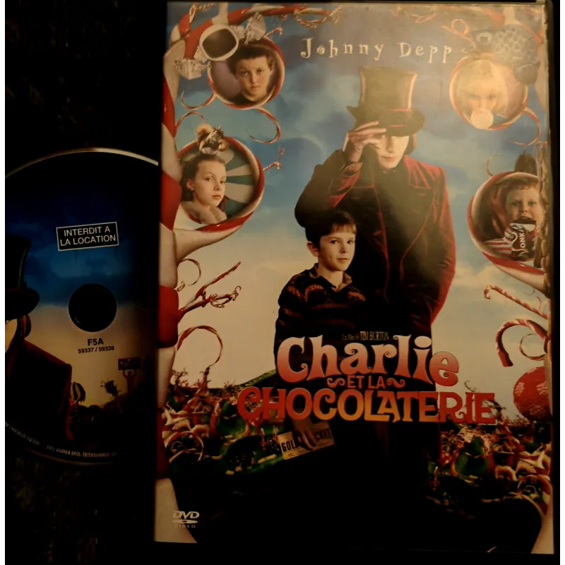 DVD Charlie et la chocolaterie - Tim Burton Johnny Depp Film 2005