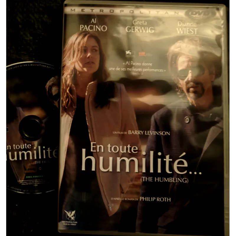 DVD En toute humilité - Levinson Pacino Film 2014