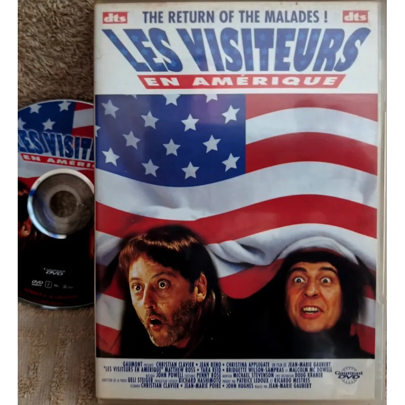 DVD Les Visiteurs en Amérique - Poiré Clavier Jean Reno Film 2001
