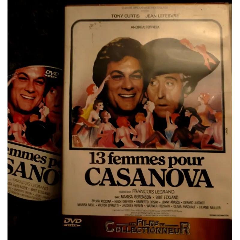 DVD Treize femmes pour Casanova - Tony Curtis Lefebvre Film 1977
