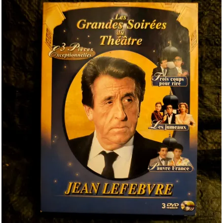Coffret 3 DVD Trois coups pour rire + Les jumeaux + Pauvre France - Jean Lefebvre