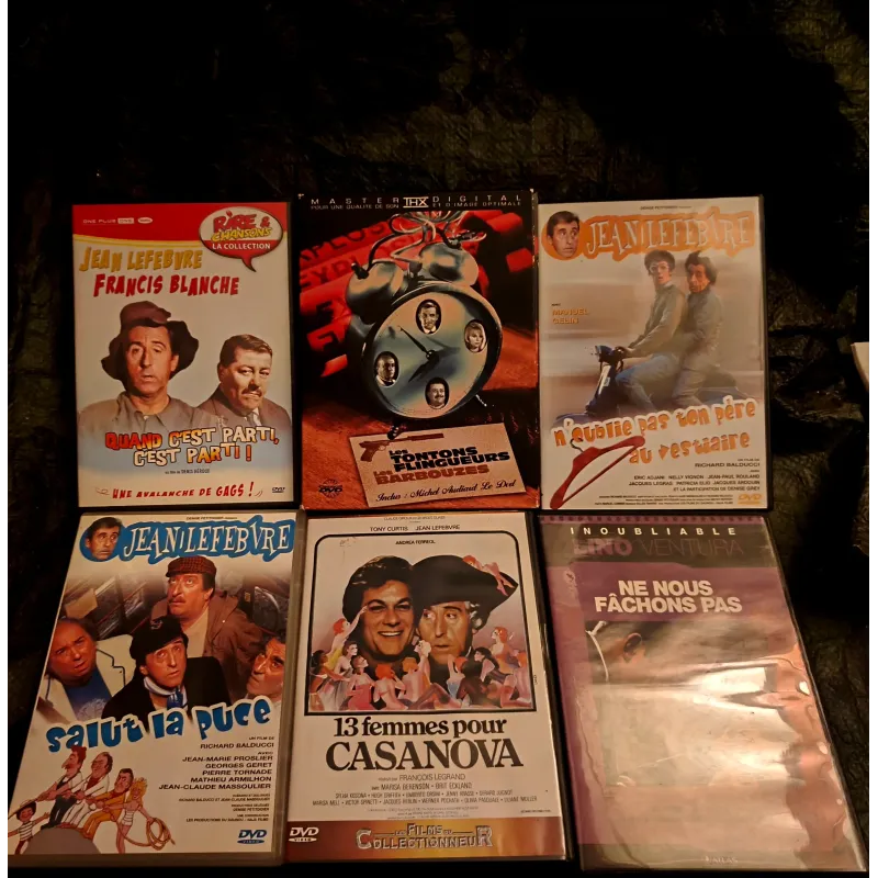 DVD Jean Lefebvre Pack 7 Films N'oublie pas ton p-re au vestiaire
Ne nous fâchons pas Quand c'est parti c'est parti
