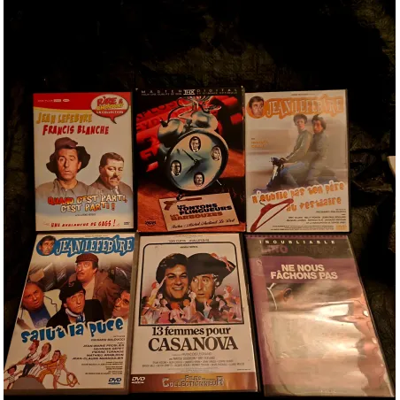 DVD Jean Lefebvre Pack 7 Films N'oublie pas ton p-re au vestiaire
Ne nous fâchons pas Quand c'est parti c'est parti
