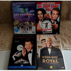 DVD Bill Murray Pack 4 Films Fantômes en fête Un jour sans fin
SOS Fantômes Week-end royal