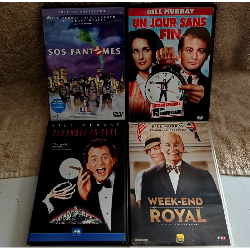 DVD Bill Murray Pack 4 Films Fantômes en fête Un jour sans fin
SOS Fantômes Week-end royal