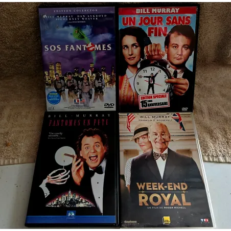 DVD Bill Murray Pack 4 Films Fantômes en fête Un jour sans fin
SOS Fantômes Week-end royal