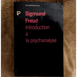 Livre Introduction à la Psychanalyse - Sigmund Freud