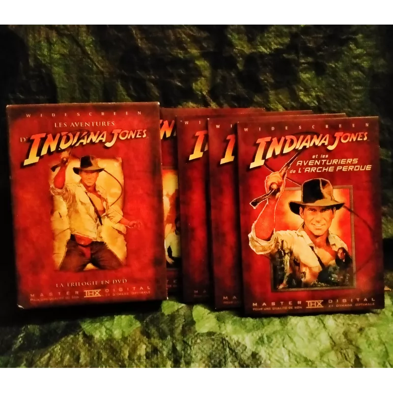 Indiana Jones Coffret Trilogie 3 Films 4 DVD Spielberg - Harrison Ford