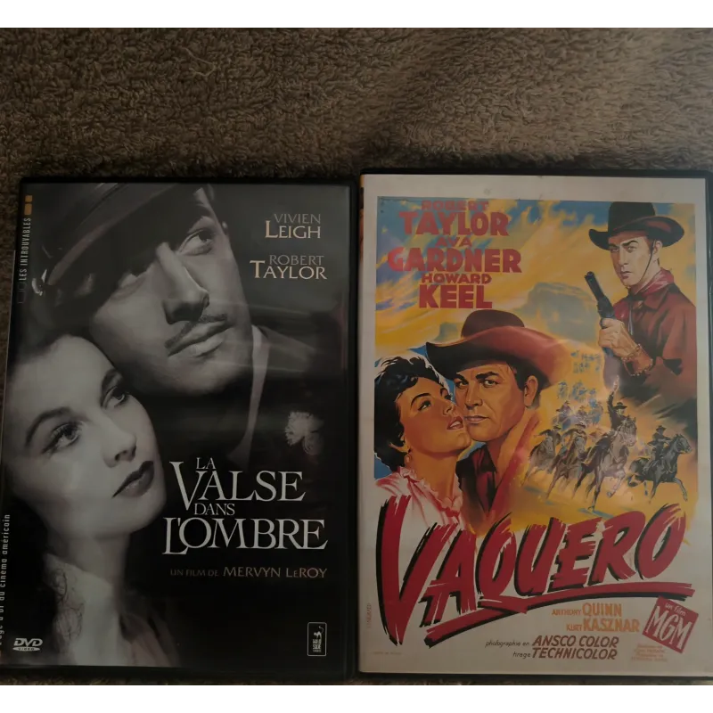 DVD Robert Taylor Pack 2 Films La valse dans l'ombre Vaquero