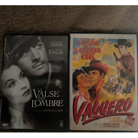 DVD Robert Taylor Pack 2 Films La valse dans l'ombre Vaquero