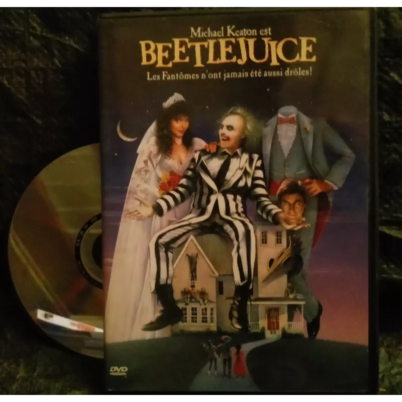 Beetlejuice - Tim Burton - Michael Keaton - Alec Baldwin - Geena Davis - Winona Ryder Film DVD 1988