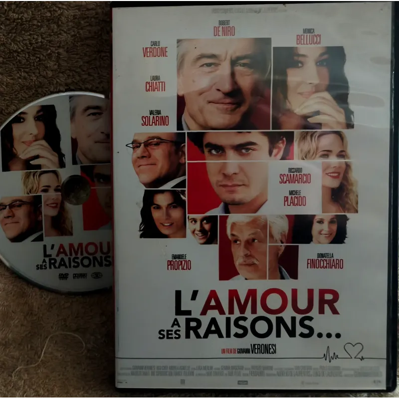 DVD L'amour a ses raisons - Robert De Niro Monica Bellucci Film 2011