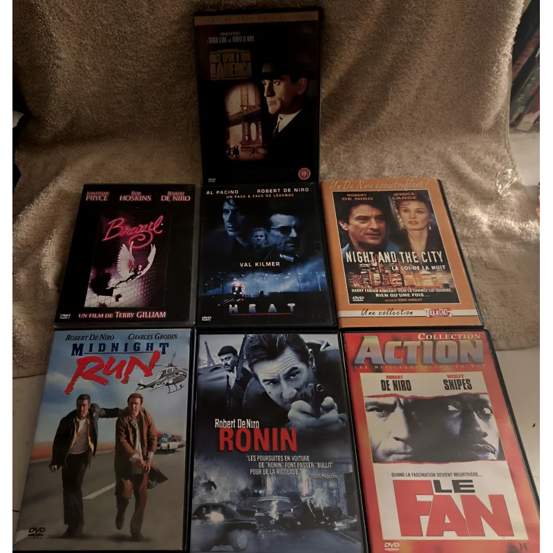 DVD Robert De Niro Pack 7 Films Brazil Il était une fois en Amérique
Heat Ronin Le fan