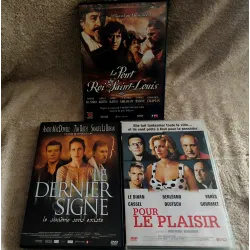 DVD Samuel Le Bihan Pack 3 Films Pour le plaisir Le dernier signe Le pont du roi Saint-Louis