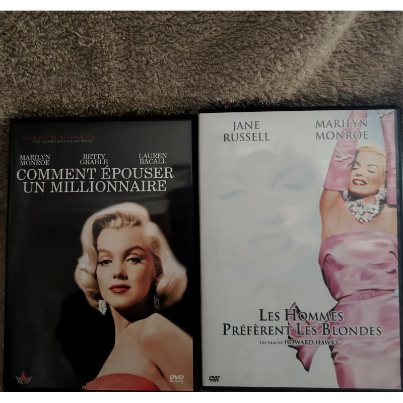 DVD Marylin Monroe Pack 2 Films Comment épouser un millionnaire
Les hommes préfèrent les blondes