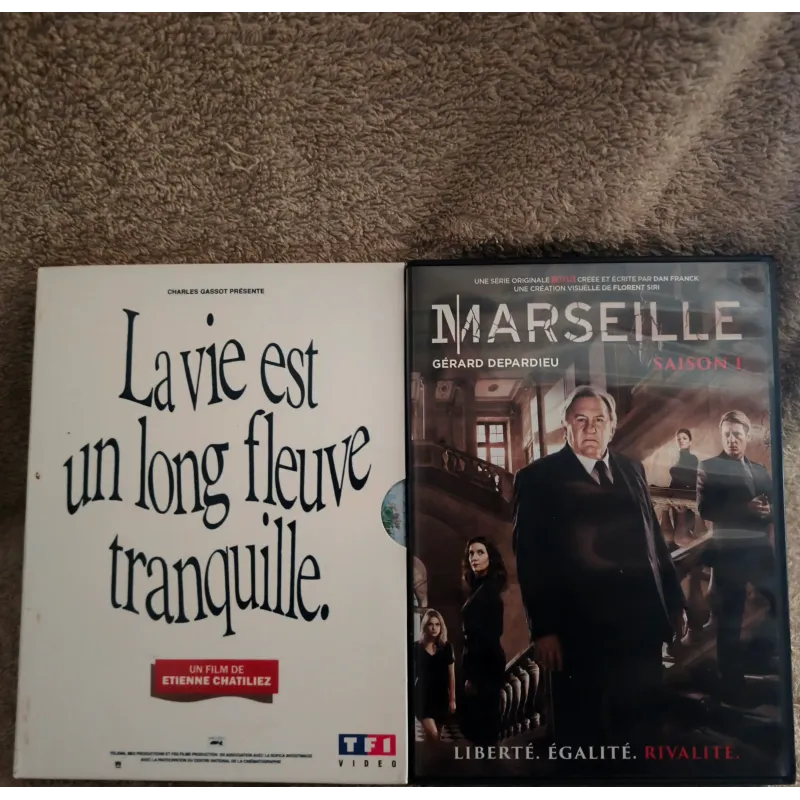 DVD Benoît Magimel Pack 5 DVD La vie est un long fleuve tranquille 
Marseille Saison 1