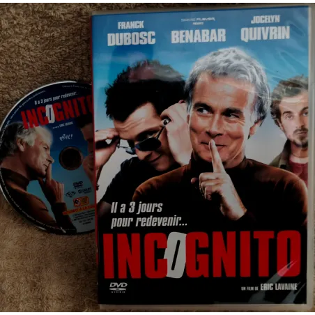 DVD Incognito - Lavaine Dubosc Bénabar Nanty Film 2009