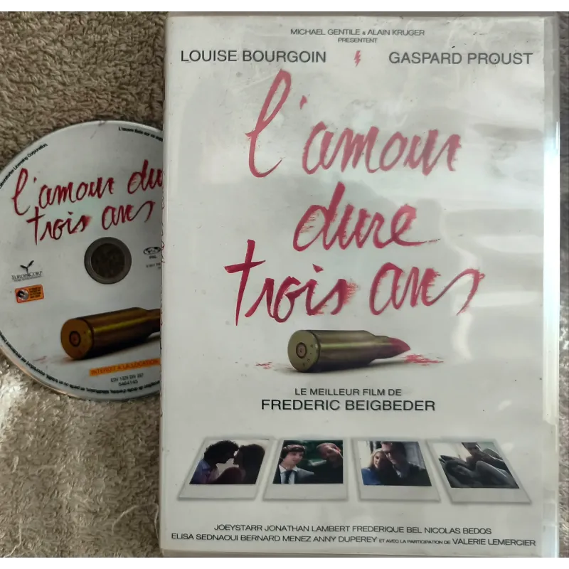 L'amour dure trois ans - Beigbeder Proust Bourgoin JoeyStarr Film DVD 2012