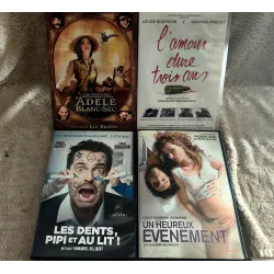 Louise Bourgoin Pack 4 Films DVD 
Les aventures extraordinaires d'Adèle Blanc-Sec Les dents, pipi et au lit