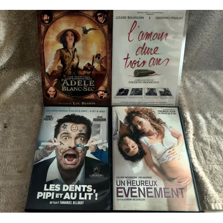 Louise Bourgoin Pack 4 Films DVD 
Les aventures extraordinaires d'Adèle Blanc-Sec Les dents, pipi et au lit