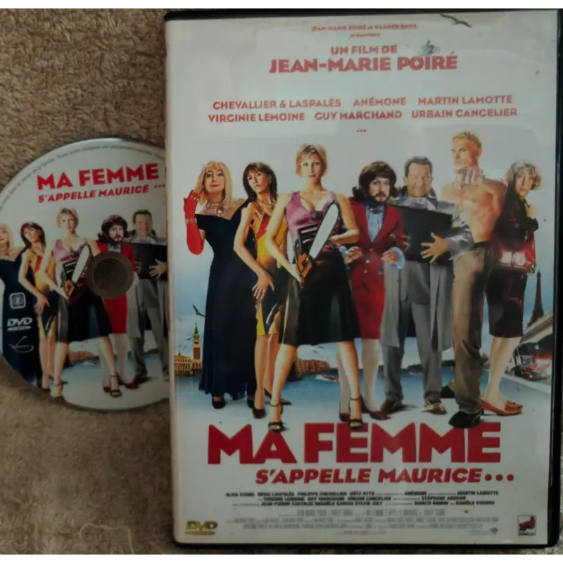 Ma femme s'appelle Maurice - Poiré Laspalès Stéphane Audran Film DVD 2002
