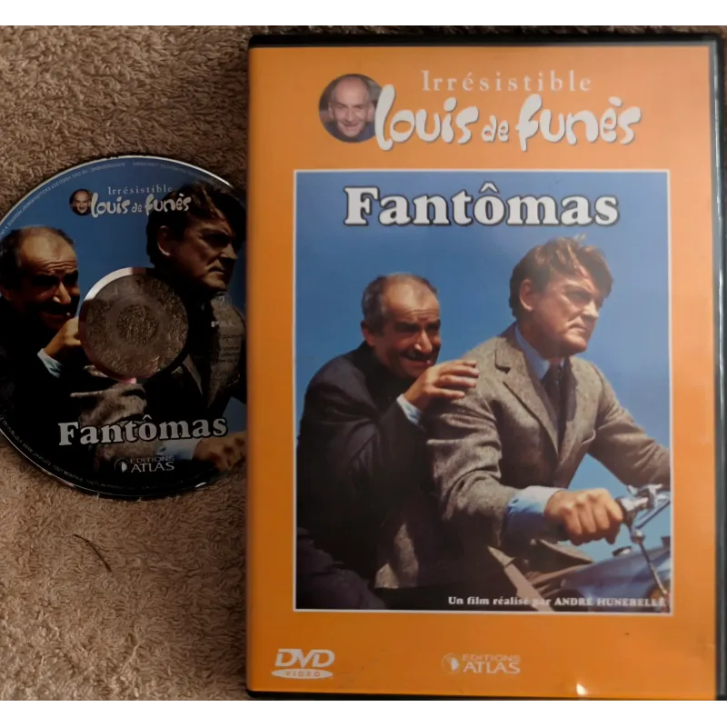 Fantomas - Hunebelle Marais de Funès Film DVD 1964