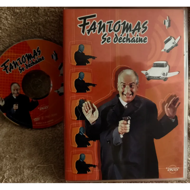 Fantomas se déchaine - Hunebelle Marais de Funès Film DVD 1965