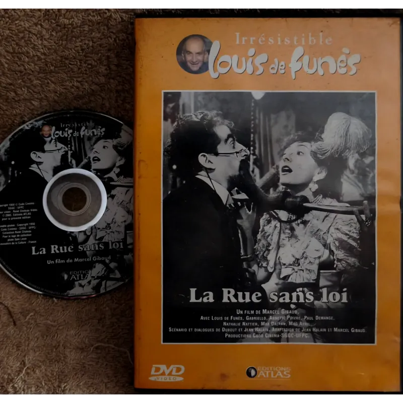 La rue sans loi - Louis de Funès Film DVD 1950