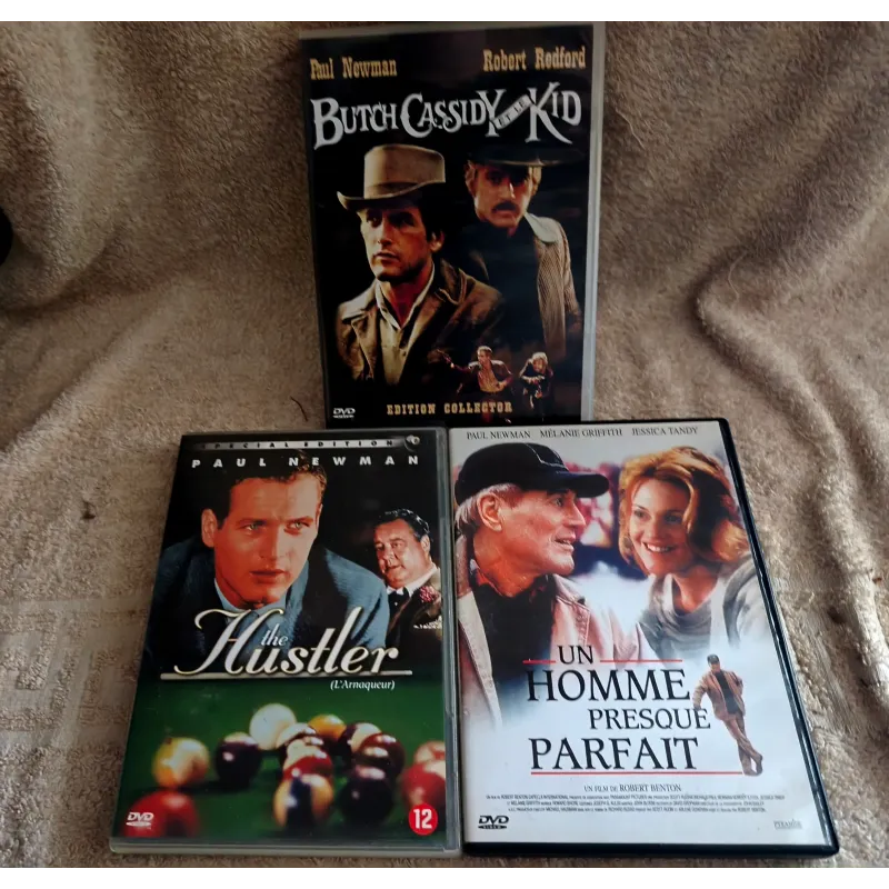 DVD Paul Newman Pack 3 Films Butch Cassidy et le kid L'arnaqueur Un homme presque parfait