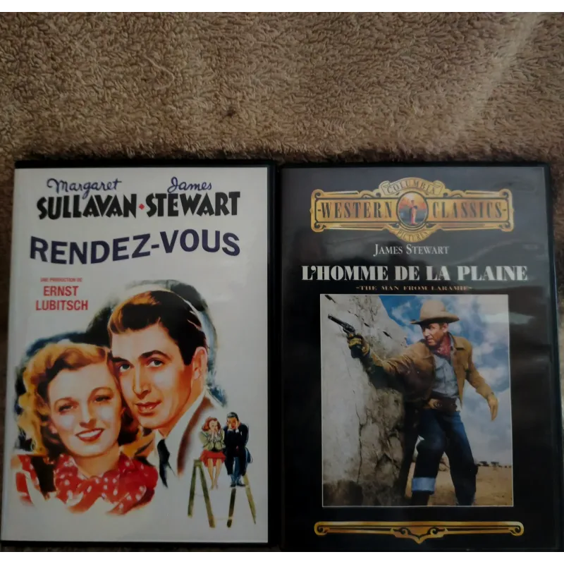 James Stewart Pack 2 Films DVD Rendez-vous L'homme de la plaine