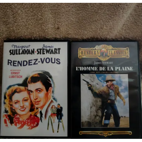 James Stewart Pack 2 Films DVD Rendez-vous L'homme de la plaine