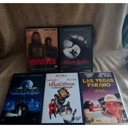Christina Ricci Pack 5 Films DVD Casper Las Vegas Parano Monster Le nouvel espion aux pattes de velours