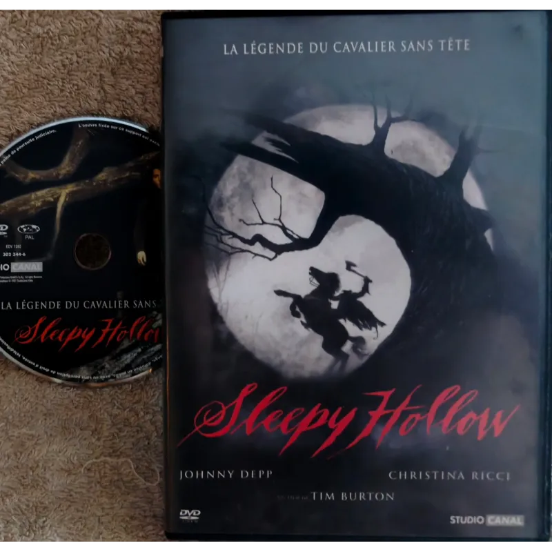 DVD Sleepy Hollow - Tim Burton Johnny Depp Christina Ricci Film 1999
