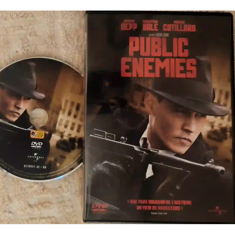 Public enemies - Mann Depp Bale Cotillard Film DVD VF 2009
