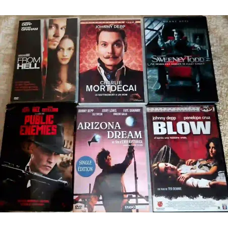 Johnny Depp Pack Films DVD