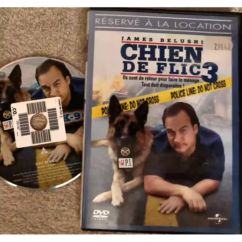 Chien de flic 3 - James Belushi Film DVD VF 2002